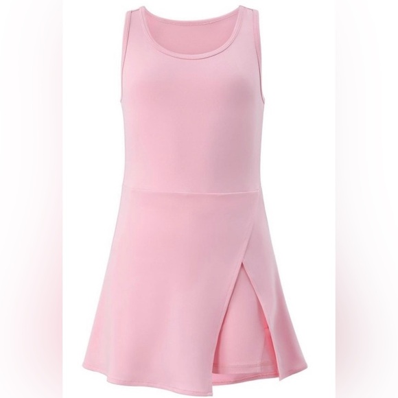 No Brand Dresses & Skirts - Athleisure Pink Dress + Spandex Shorts